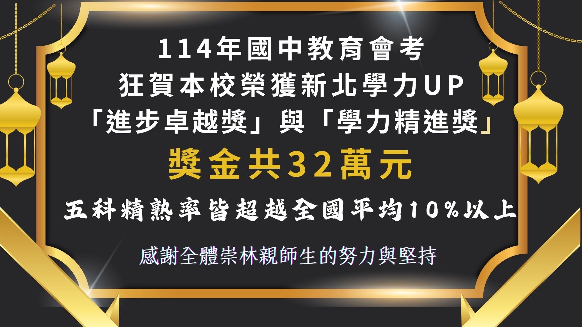 「進步卓越獎」與「學力精進獎」